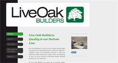 Desktop Screenshot of liveoakbuilders.com